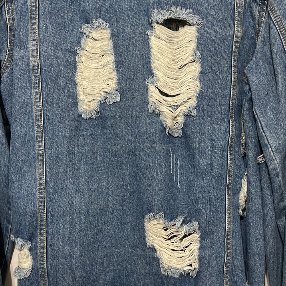 DISTRESSED JACKET - Picture 7 of 10